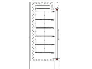 Combisteel display fryseskab – hvid – 230 V