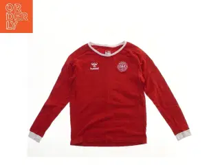 Rød langærmet fodboldtrøje fra Hummel (str. 164)