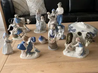 Porcelænsfigurer sælges - byd 