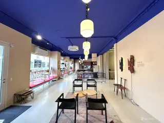 Butik med optimal hjørnebeliggenhed