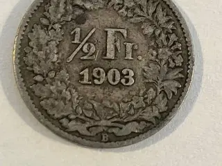 1/2 Franc Switzerland 1903