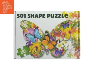 501 brikker sommerfugl puslespil (str. brikker 45x31 cm)
