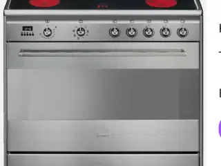 Smeg glaskeramisk komfur