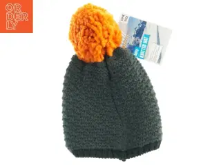 Strikket hue med pompon fra Crivit (str. Ø. 19 cm)