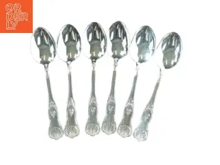 Sæt af spiseskeer med dekorativt mønster (str. 20 cm)