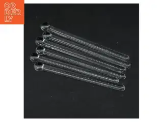 Drinkspinde. Glasstave (str. 6 styk. 15 cm)