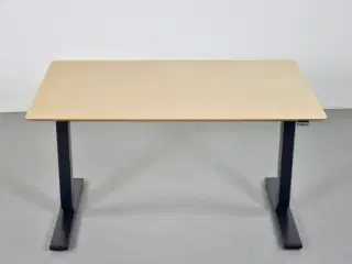 Scan office hæve-/sænkebord i birk, 120 cm.