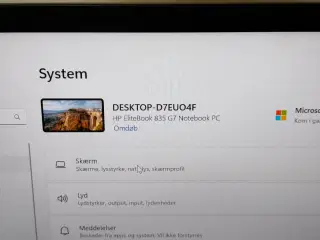 HP Elitebook 835, G7 PC