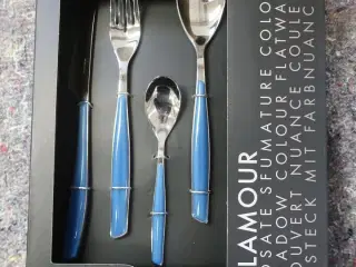 24 stk. bestiksæt BUGATTI GLAMOUR AVIO WINDOW BLUE