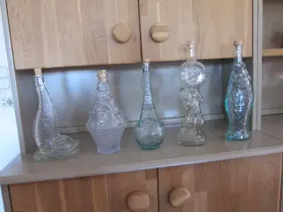 Glas figur flasker.