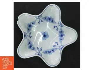 Blå Blomster Porcelænsskål fra B&G (str. Ø. 13 cm)