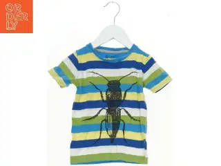 Stribet T-Shirt med insektmotiv fra Mads & Mette (str. 110)