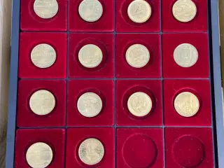 Møntsamling 20 Kr mønter med motiv