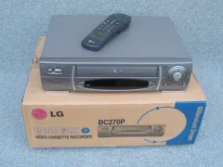 VHS-video, LG, org. æske & fjernbtj.