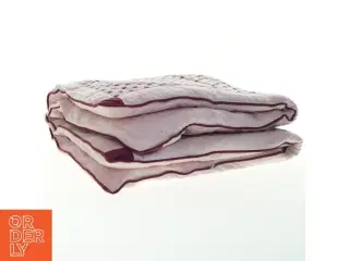 Rosa mønstret tæppe (str. 98x98 cm)