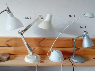 Bordlampe 8 forskellige