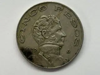 Cinco Pesos Mexico 1972