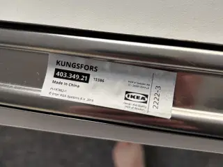 KUNGSFORS Magnetliste, rustfrit stål Produktmål •	