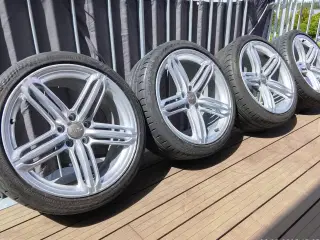 19" Alufælge - Audi - med gode sommerdæk