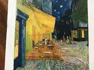 Plakat Cafè Terrace at Night