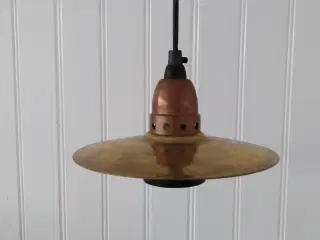 Loftlampe i kobber og messing  " Filosoflampen "