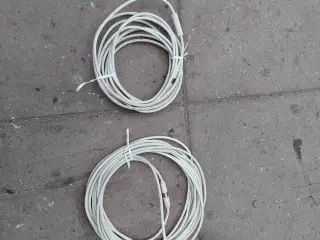 Antennekabel, hvid - forskellige