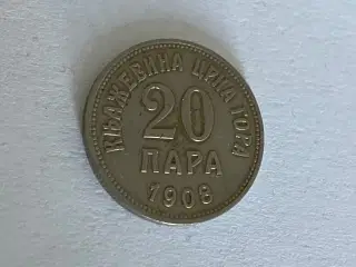 20 Para Montenegro 1908