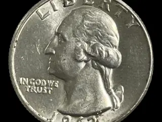 Quarter Dollar 1962 D USA