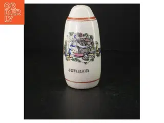 Porcelæn Sukkerdåse (str. 16 cm)