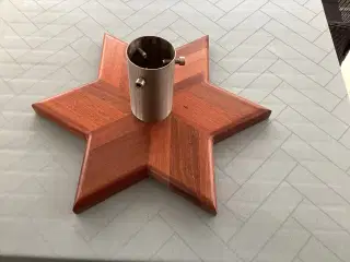 Juletræsfod Mahogni design Rensch Nielsen