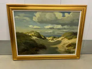 Høyrup oliemaleri på lærred