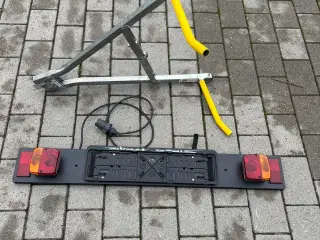 Lygtebom og cykelholder