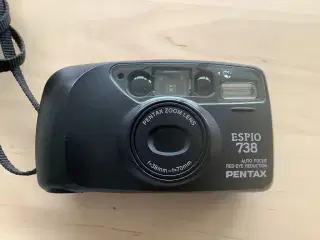 Pentax Espio 738 med 38-70mm zoom Analog kamera