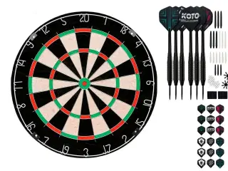 Dartskive. Inkl. 6 pile og tilbehør.