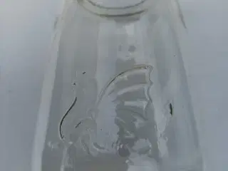 Gl. Glas skærm for Flagermus lygte (Svane)