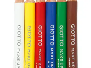 Giotto Sminkeblyanter - 6 stk. til Krop og Ansigt