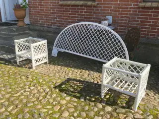 Sengeborde og sengegavl