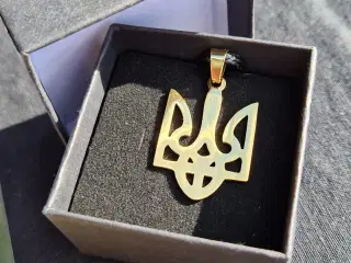 Ukrainsk symbol vedhæng på halskæde