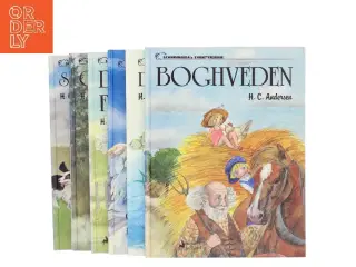 Seks børnebøger med HC. Andersen eventyr