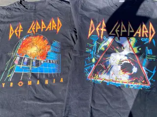Def Leppard T-shirts, 2 stk. vintage. Str. M.