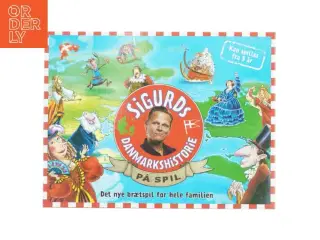 Brætspil - Sigurds Danmarkshistorie fra Politikkens Forlag (str. 42 x 32 cm)