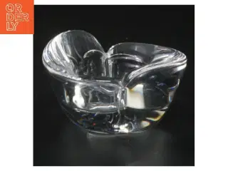 Glas lysestage (str. 10,5 cm)