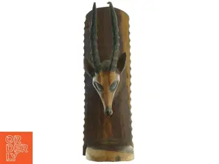 Bogstøtte med antilope (str. 30 x 10 cm)