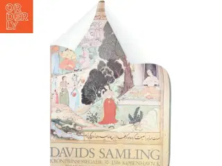 Plakat med indisk kunstmotiv (str. 80x60 cm)