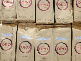 10 x Lavazza Kaffe, Qualita Oro, Malet kaffe, 340g