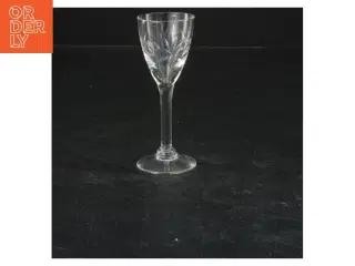 Klassisk glas med mønster (str. 10x4 cm)
