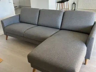 Sofa med chaiselong 