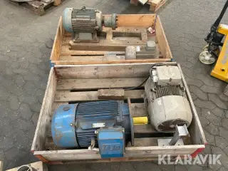 Elektriske motorer 4 styk