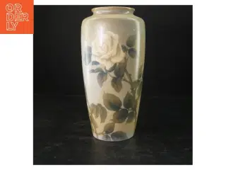 Porcelæns vase med blomstermotiv fra Bing & Grøndahl (str. 27 cm)