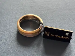 Erik Graugaard dobbelt ring design i 14 kt.